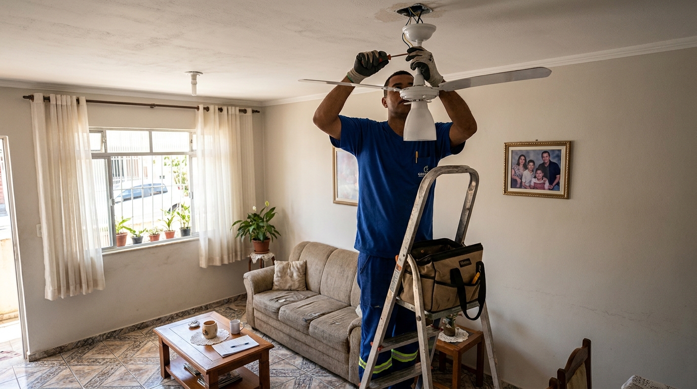 Instalação de controle em Vila Velha‑ES