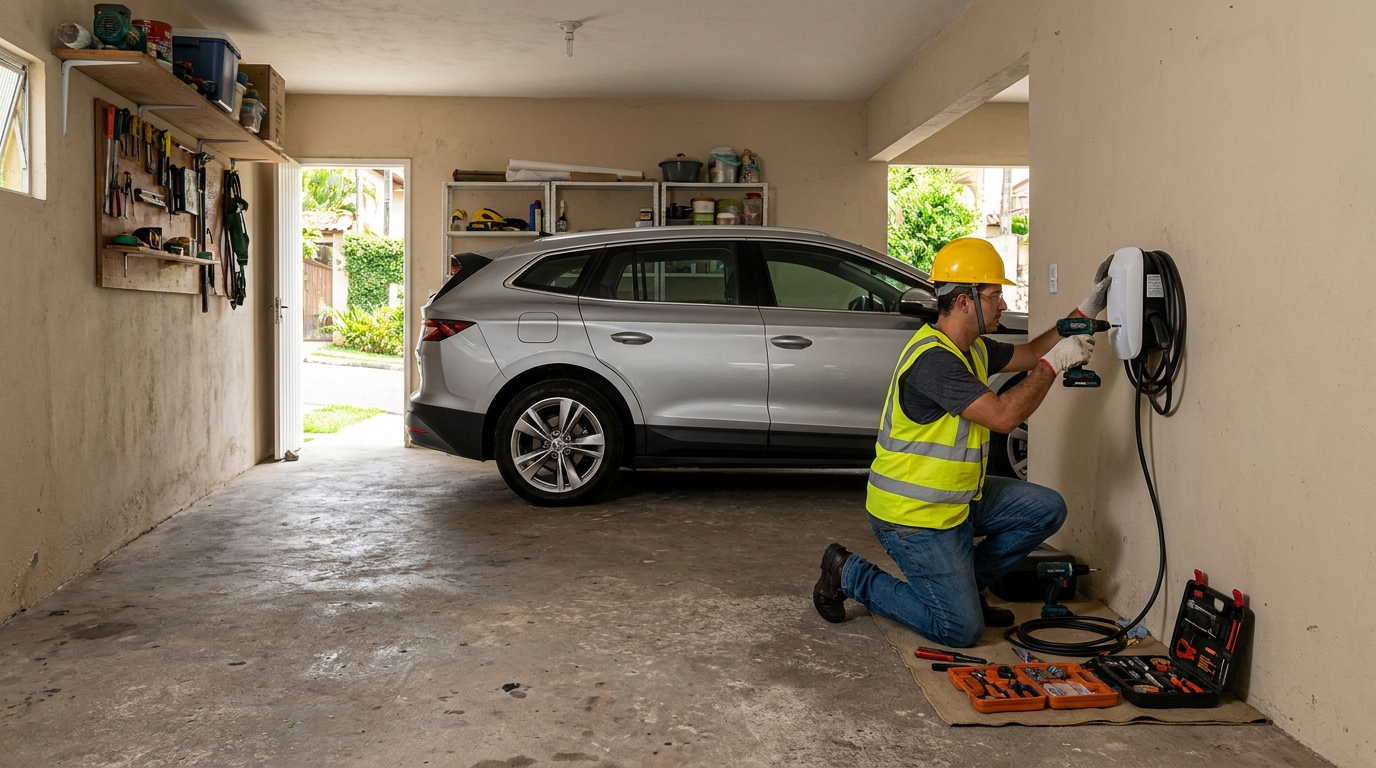 Instalação em garagem ou condomínio em Vila Velha‑ES