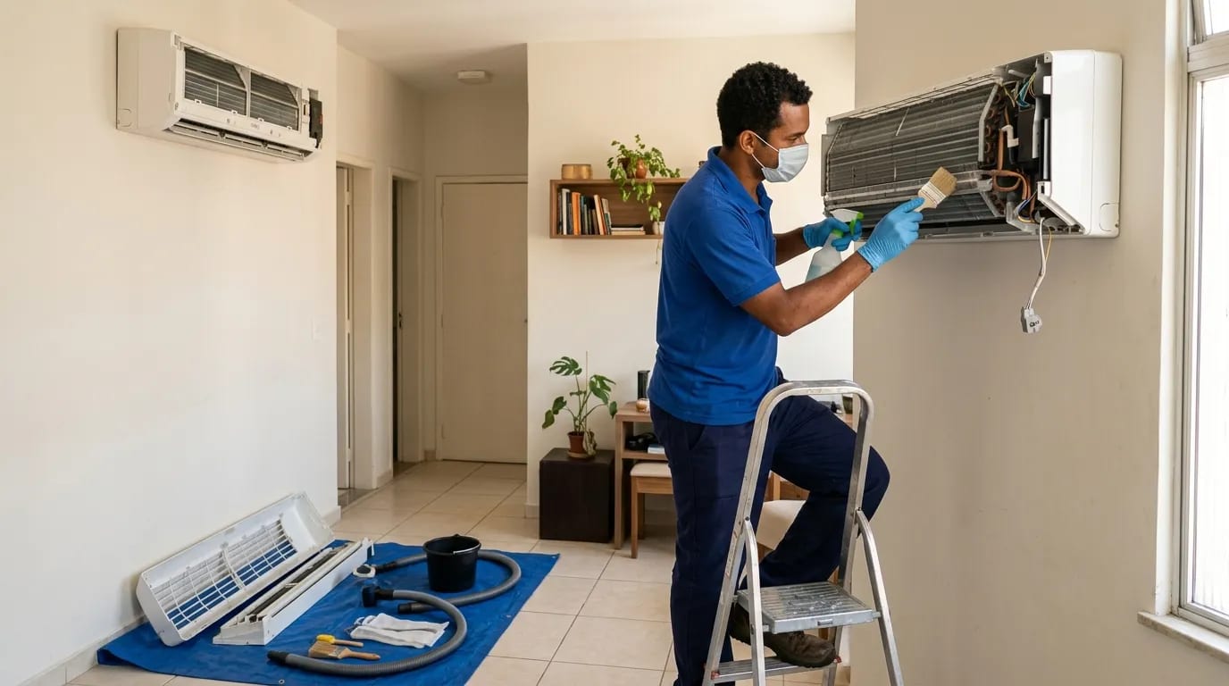 Limpeza da evaporadora em Vila Velha‑ES