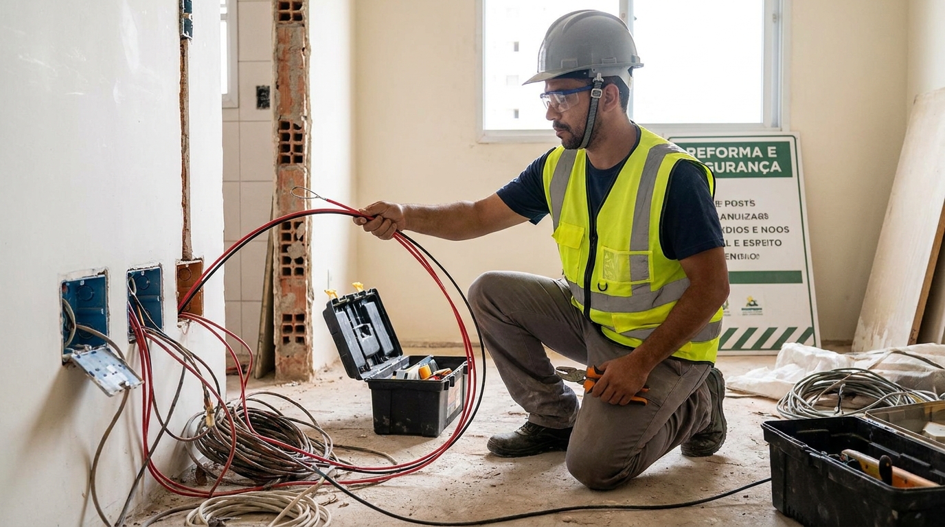 Substituição de Fios Antigos em Vila Velha‑ES